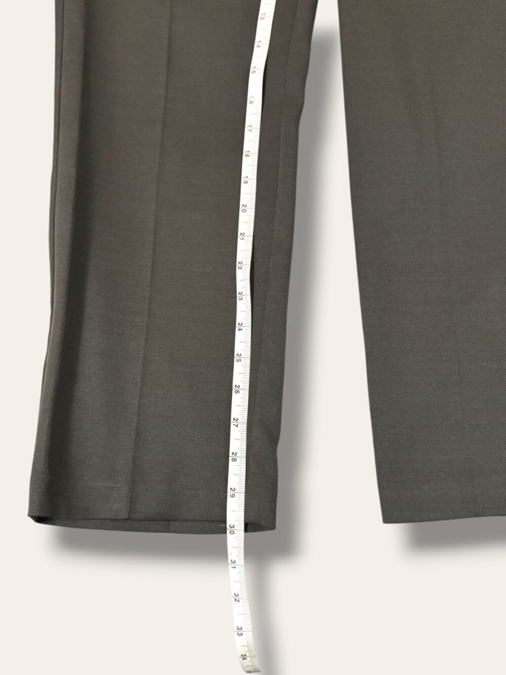Kenneth Cole Reaction Pants Mens 34 X 30 Gray Dress Flat Front Slacks Workwear - Picture 9 of 10